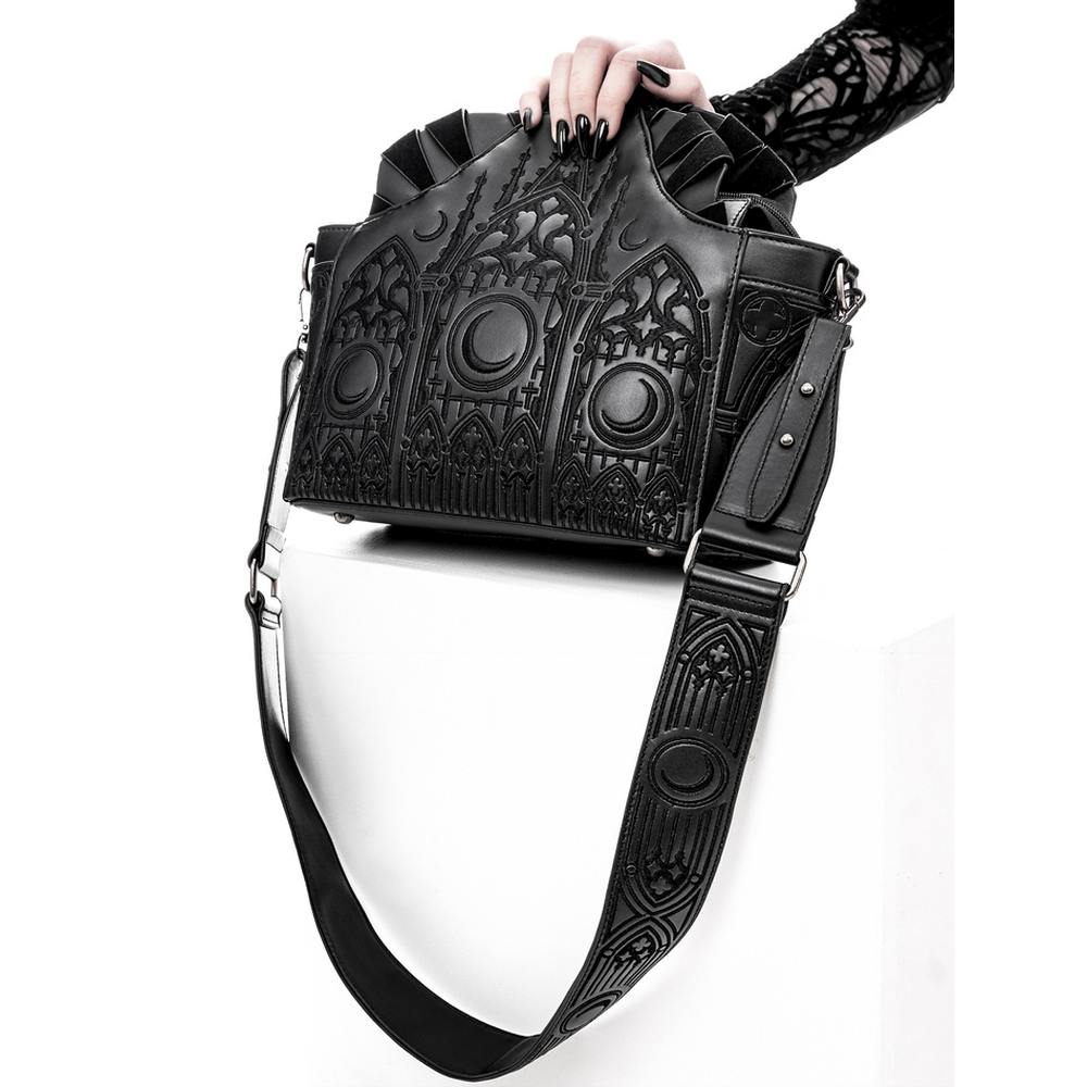 Restyle - Dark Altar Shoulder bag - Black